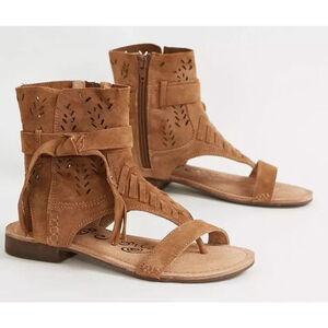 Naughty Monkey Cochise Leather Sandals Size 7.5